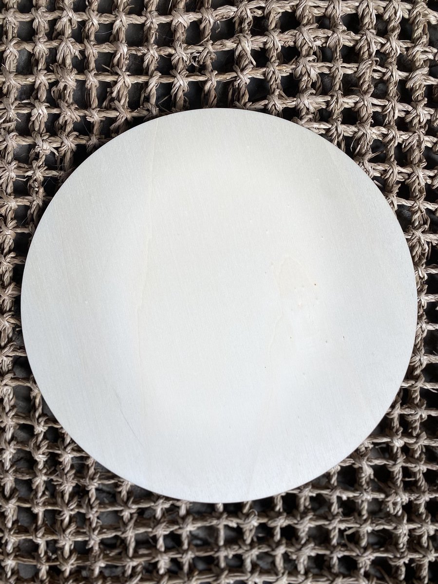 Belle Vous Houten Onbewerkte Ronde Cirkels (50 Pak) – 7,6 cm met een