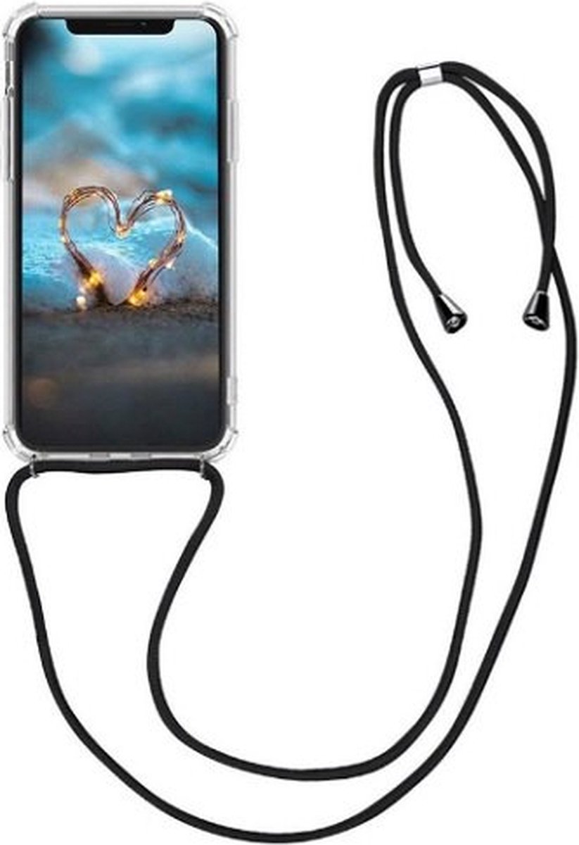 iPhone 13 Pro Max Hoesje Met Koord Transparant