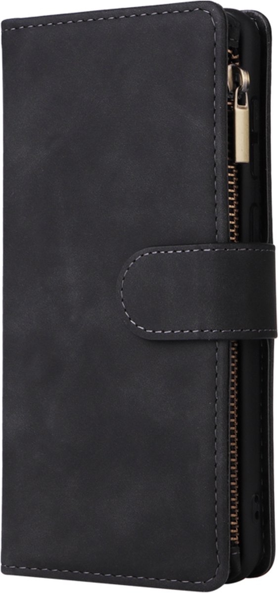 BookCover Wallet Etui geschikt voor Samsung Galaxy A53 5G Zwart