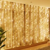 Giftmas LED Lichtgordijn – Kerstverlichting – Buiten & Binnen – Inclusief Afstandsbediening - 300 LED's – 3x3m