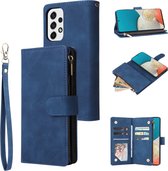 BookCover Wallet Etui geschikt voor Samsung Galaxy A53 5G Blauw