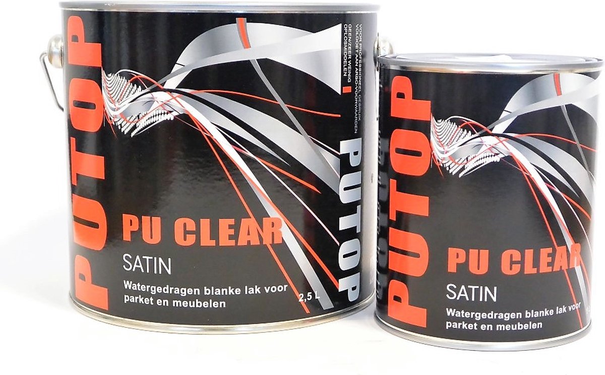 Blanke lak Zijdeglans water gedragen Putop 1 liter