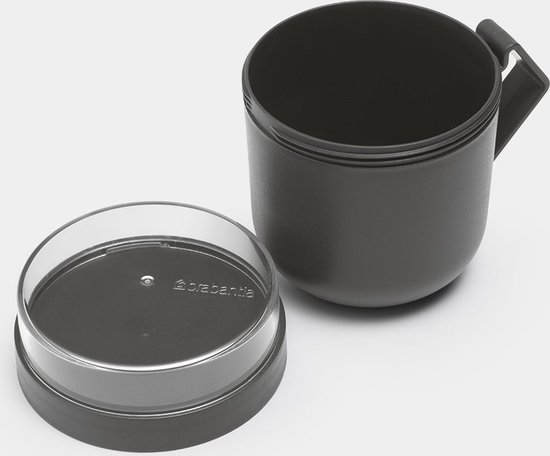 Brabantia Make & Take Rond Mug 0,6 L Gris, Transparent 1 pièce(s)