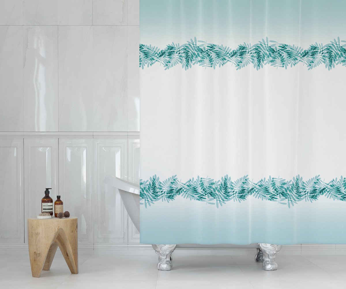 Zethome - Douchegordijn 180x200 cm - Polyester - Badkamer Gordijn - Shower Curtain - Waterdicht - Sneldrogend en Anti Schimmel -Wasbaar en Duurzaam - 4642