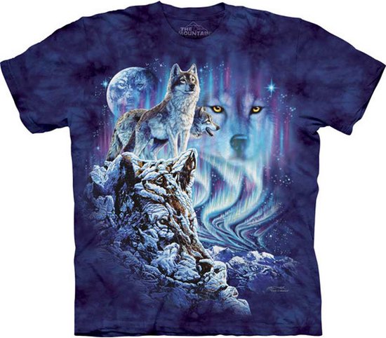T-Shirt Mountain Artwear Find 10 Wolves S - S