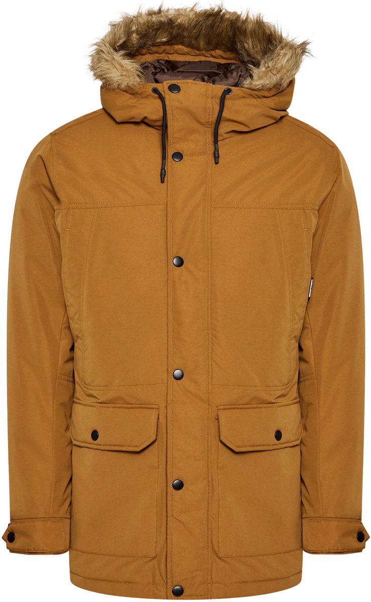 JACK & JONES Jprblaparker Wool Field JKT Sn jas voor heren, zwart, L