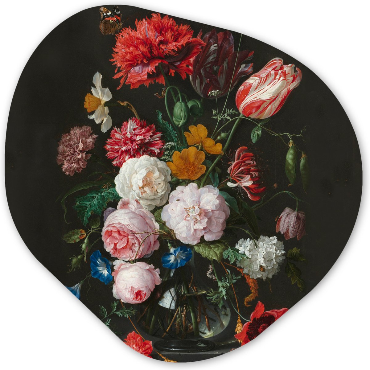 Organische Wanddecoratie - Kunststof Muurdecoratie- Organisch Schilderij - Stilleven met b