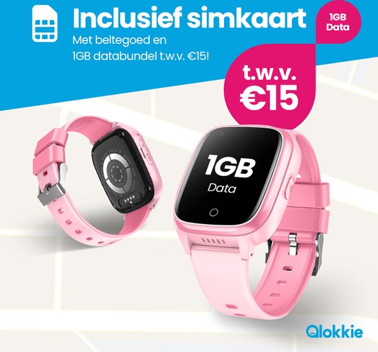 Montre Connectée Enfant 4G, Smartwatch Téléphone Avec Ip68 Étanche, Carte Sim, Sos, Bracelet Gps, Chat, Appel Vidéo, Mode Classe - Téléphonie