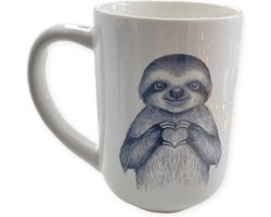 Madame Chai | Chacult luiaard mok | Mok | Luiaard met hartje | 250ml mok | mooi cadeau