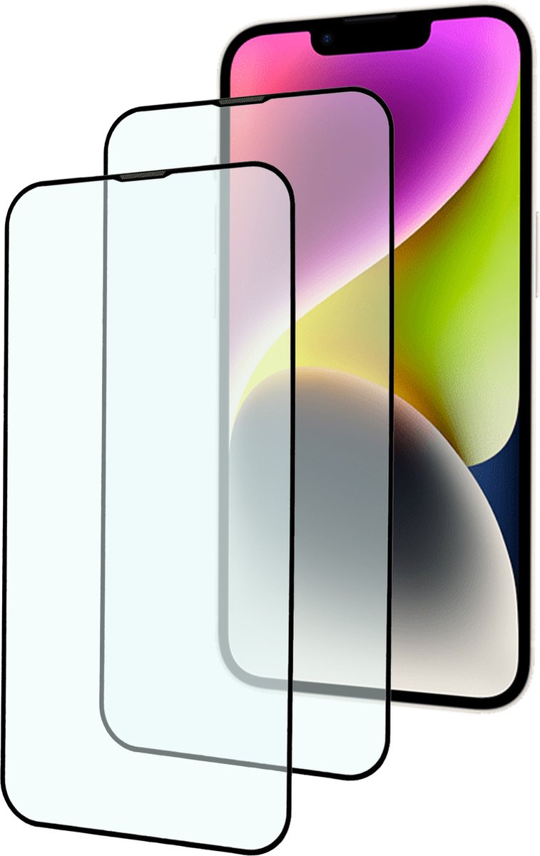 iPhone 14 Plus - Edge to Edge Screenprotector - iRon Skin Edition - 2 stuks