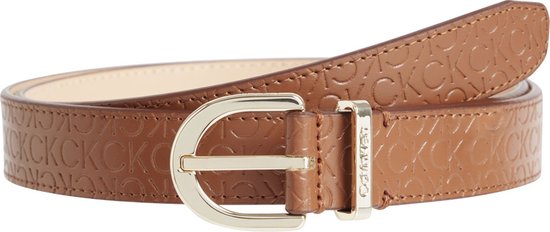 Calvin Klein - Must rnd 90 cognac - 2.5 - ceinture femme