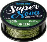 Kryston - Super Nova Slow Sinking Supple Braid - 20 meter - Weed Green (35 lb)