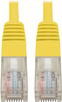 Tripp-Lite N002-002-YW Cat5e 350 MHz Molded UTP Patch Cable (RJ45 M/M), Yellow, 2 ft. TrippLite