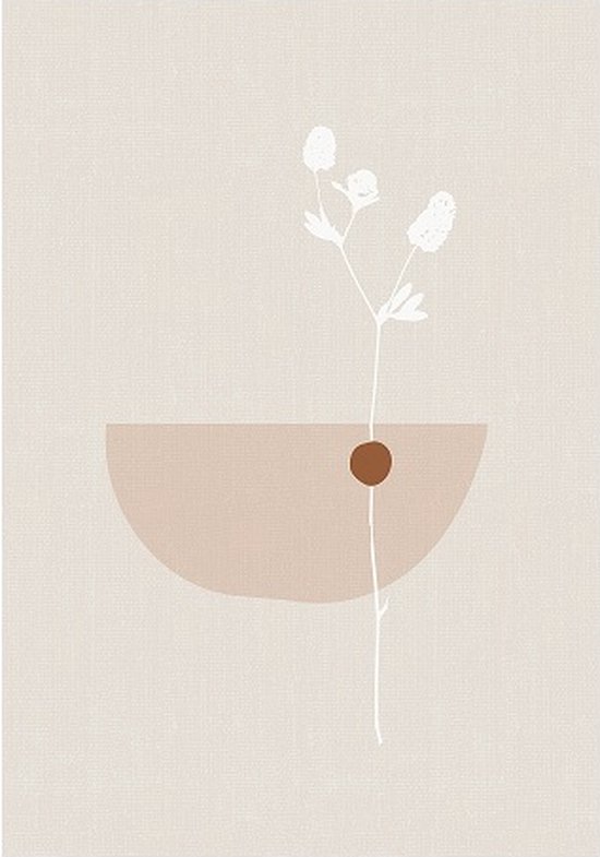 Powders & Hazel - Poster A4 - capture nature - minimalistisch - nude - natuur