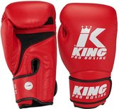 King Pro Boxing  Bokshandschoenen Star Mesh Rood 14oz