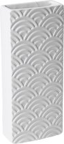 Gerim Luchtbevochtiger/waterverdamper radiator - wit - aardewerk - L7,5 x H17,5