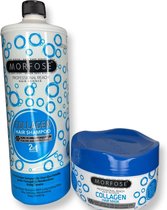 Morfose Argan shampoo 1000 ml & Collagen Hair Mask