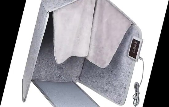Comfytemp Infrarood verwarmingskussen voor nek, schouder en bovenrug, met 600 g verzwaarde keramische ballen, wasbaar warmtekussen met 6 warmtestanden, 3 automatische uitschakeling, 56 x 73 cm