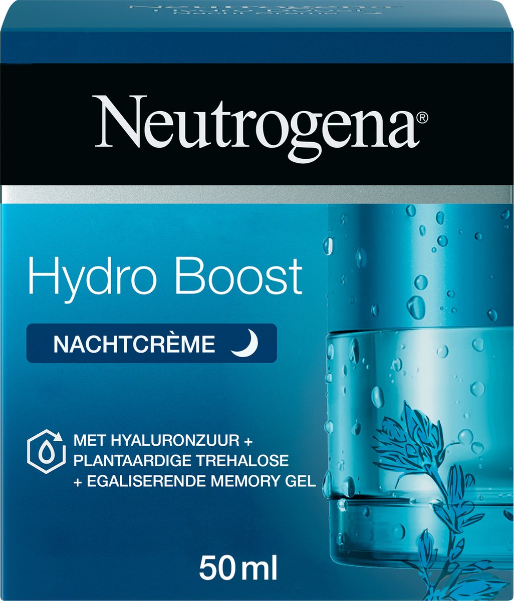 Neutrogena Hydro Boost Nachtcrème, intensief hydraterende en herstellend  masker, met... | bol.com