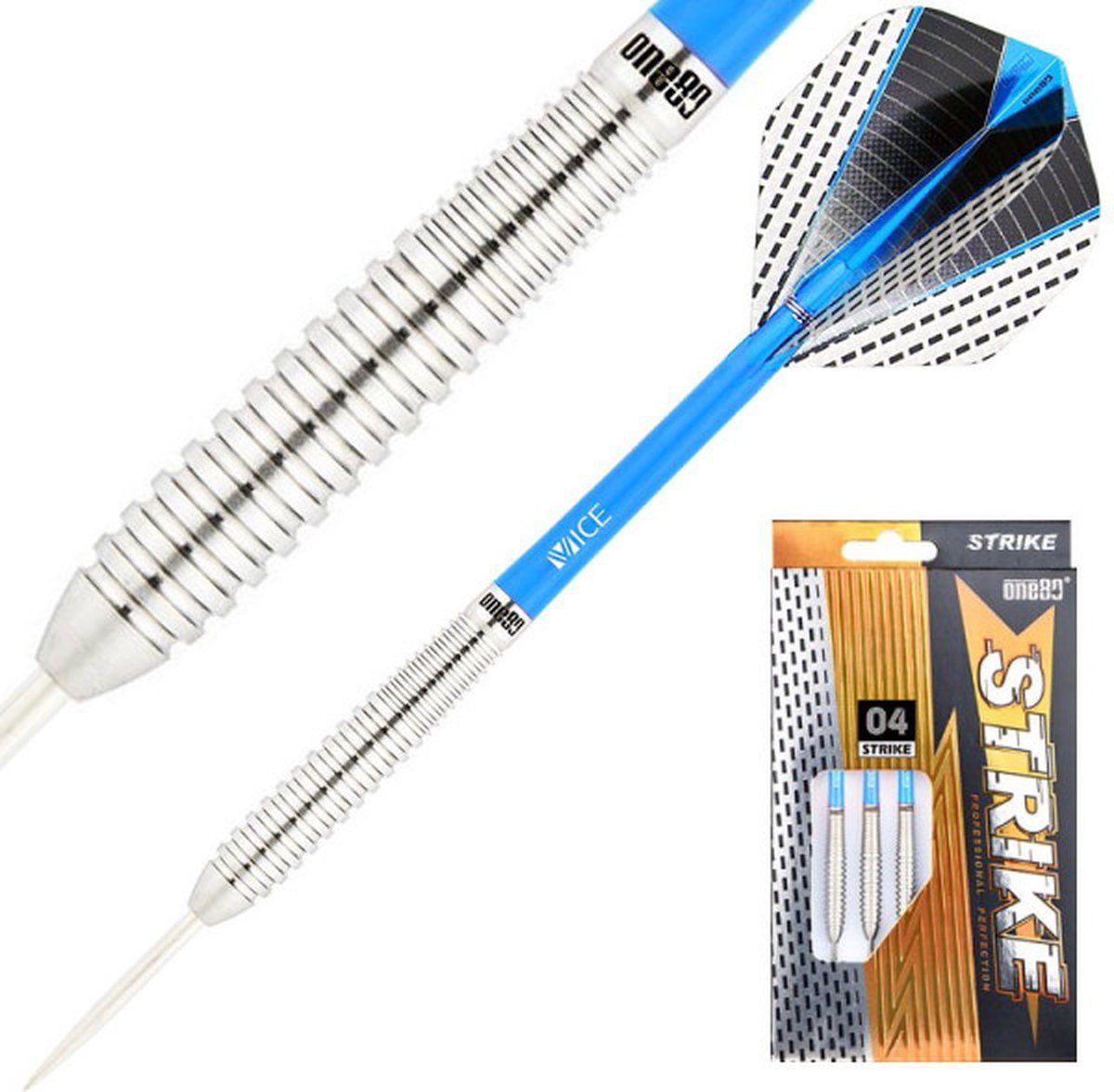 ONE80 Strike 04 80% - Dartpijlen 24 Gram