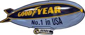Goodyear No.1 In USA Emaille Bord - 100 x 45 cm