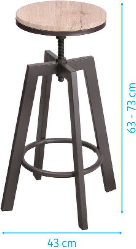 In hoogte verstelbare kruk 67 - 80 cm online kopen
