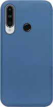 ADEL Premium Siliconen Back Cover Softcase Hoesje Geschikt voor Huawei Y6p - Blauw