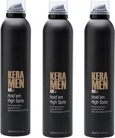 KIS - KeraMen - Hold 'Em High Spray - 3 x 300ml