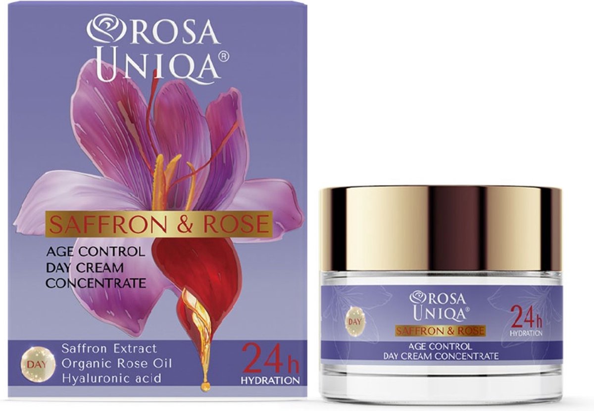 Goedkoopste Dagcrème concentraat met Rozenolie & Saffraan anti-age 50ml