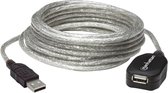 Manhattan USB-kabels 519779, USB 2.0, 5m, silver