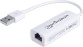 Manhattan Fast Ethernet Adapter Netwerkadapter 100 MBit/s USB 2.0