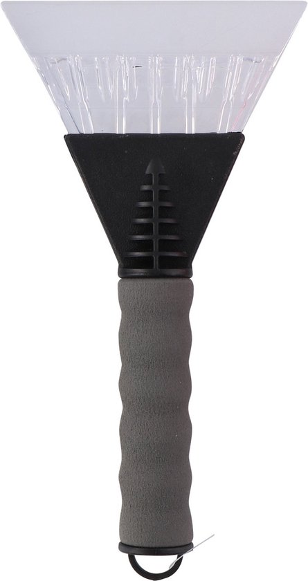 Foto: Ice scraper with snow brush for car windshield ijskrabber en sneeuwborstel 360 draaiende kop telescopische aluminium steel zacht schuim handvat blauw