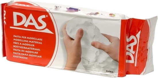 Pâte à modeler DAS blanc 500 grammes