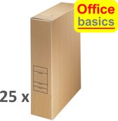 25 x boîte d'archivage Office Basics - A4 - extra robuste - 23 x 32 x 8 cm