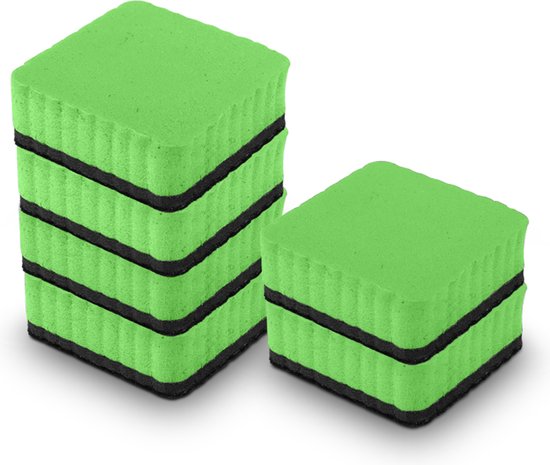 Stationery Island Magnetische Gummetje - Magnetische Whiteboardwisser 1 Zwart. Gebruiksvriendelijk Whiteboard Wisser Magnetisc, Magnetische gum van hoge kwaliteit, Whiteboardspons