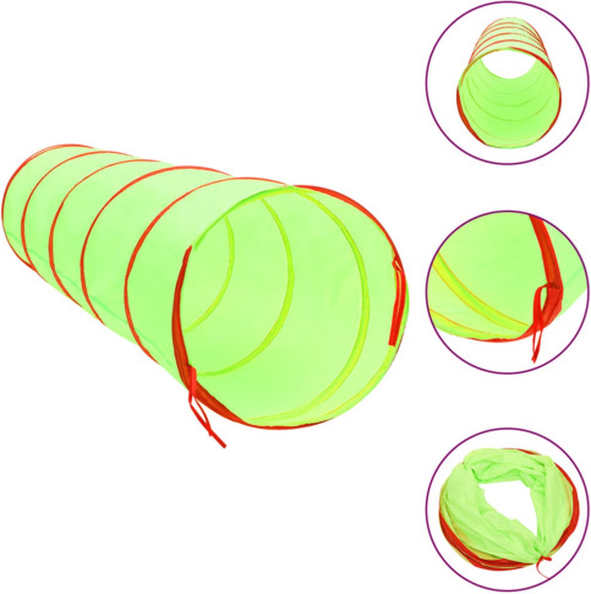 vidaXL Kinderspeeltunnel 175 cm polyester