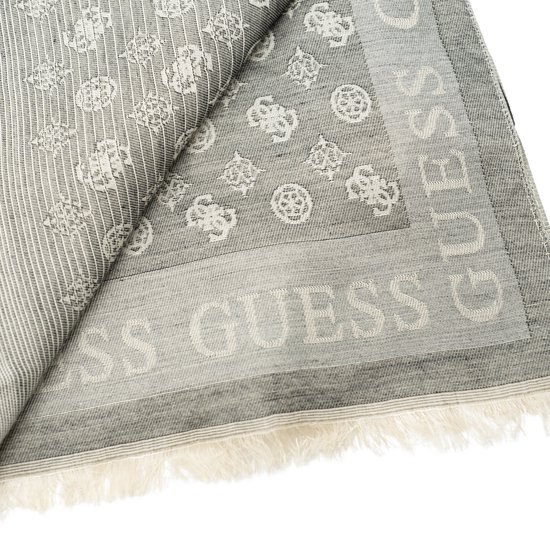 GUESS Avin Wedge sandaal voor dames, Wit Zilver 115, 41 EU