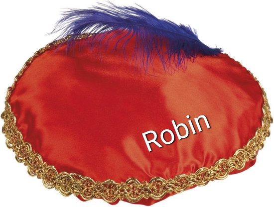 Pietenmuts met naam! - rood - pietenmuts - eigennaam | bol.com