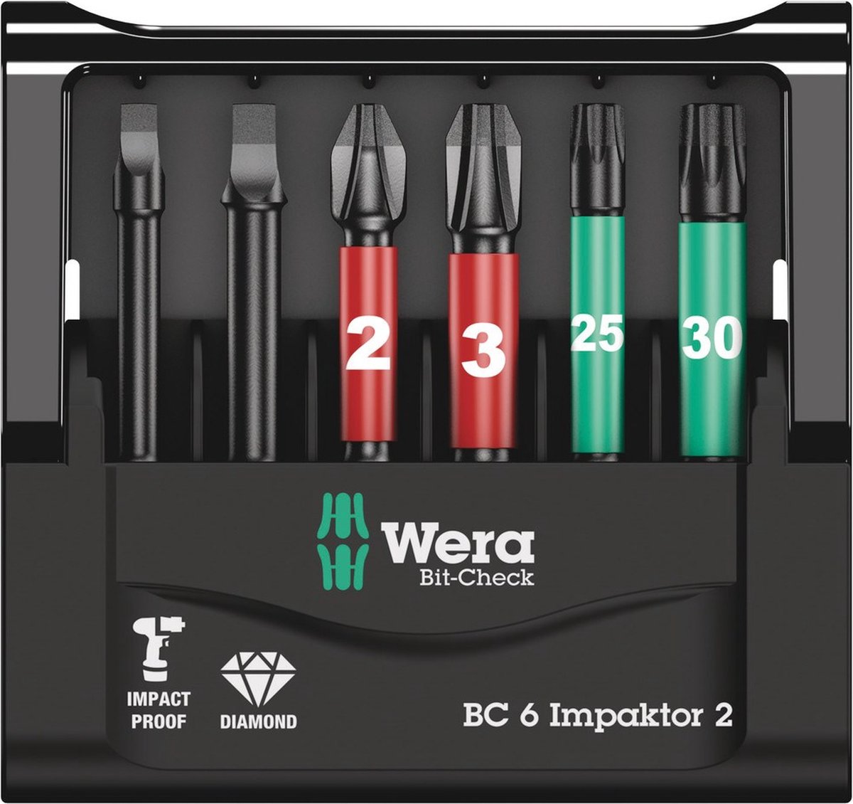 Wera Bit-Check 6 Impaktor 2 bitset thumbnail 2