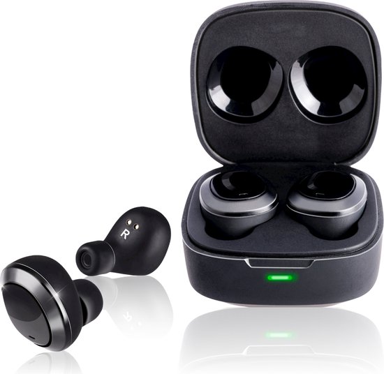 Grundig Oortjes - Draadloos - Bluetooth - met Microfoon - TWS - Zwart |  bol.com