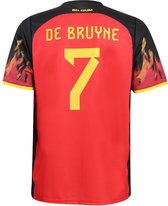 Belgie Voetbalshirt De Bruyne Thuis - 2022-2024 - Voetbalshirts Kinderen - Jongens en Meisjes - Sportshirts - Volwassenen - Heren en Dames-152