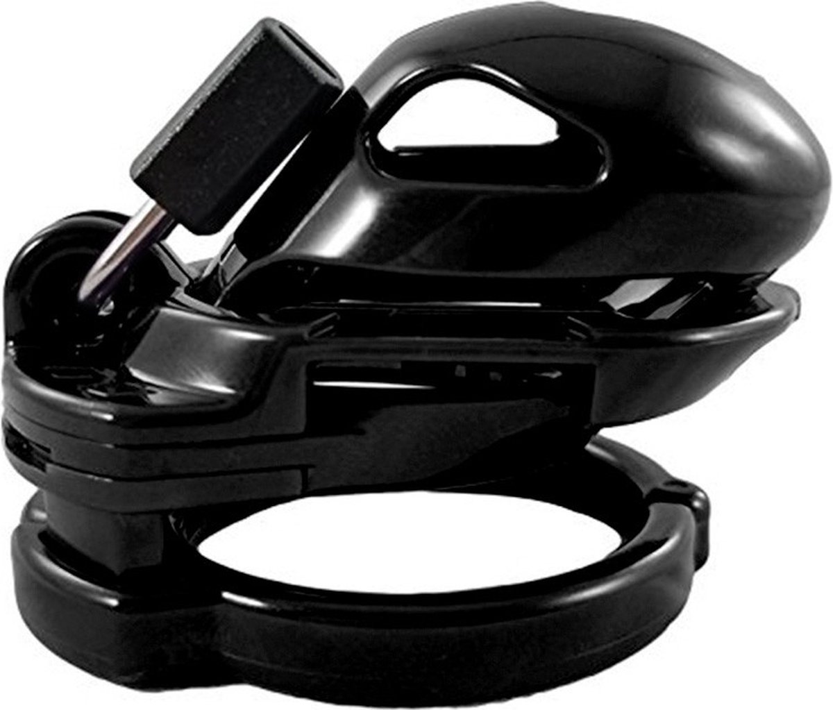 The Vice - Kuisheidskooi - Peniskooi - Chastity Cage - Zwart - Verkrijgbaar in Maten Mini Standaard en Plus Mini