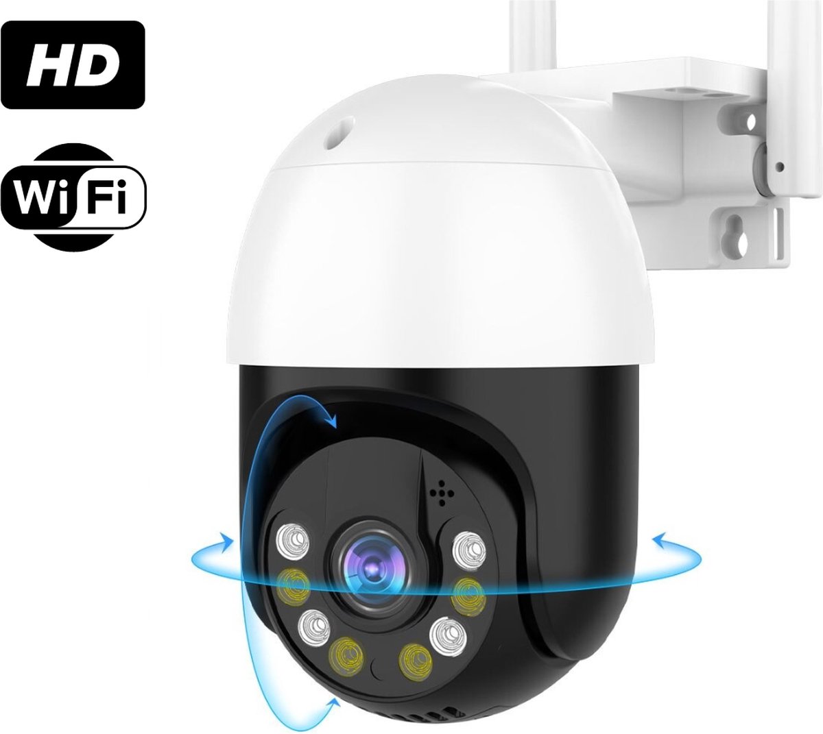 Currero Beveiligingscamera Draadloos Buiten - Security Camera - Wifi - Bewegingssensor - Nachtvisie