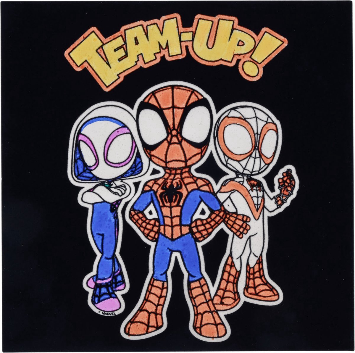 Spiderman Vilt Kleurplaten 5 stuks Viltkleuren 18 x 18 cm Luxe