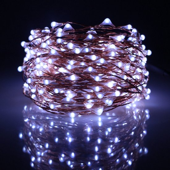 Lichtdraad Kerstverlichting 100 Meter Koel Wit Voor Buiten
