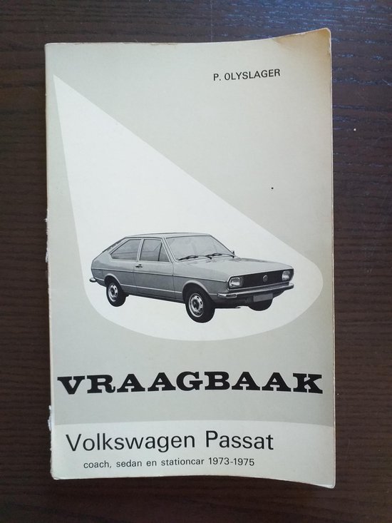Vraagbaak volkswagen passat 1973-75