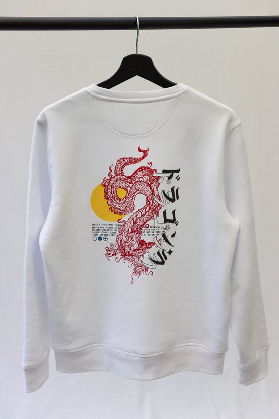 Sweater - Chinese dragon - Wurban Wear | Streetwear | Premium fit | Sweater heren | kleding
