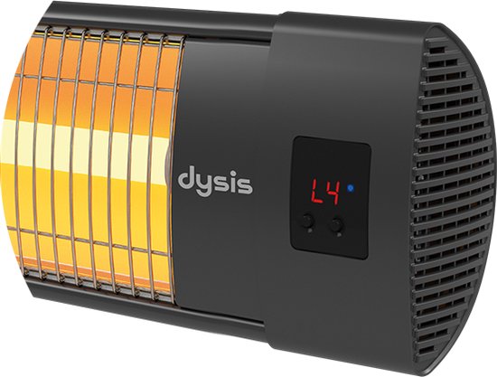 TRESKO infrarood verwarming, 3000 W, met afstandsbediening, elektrisch, voor op het terras, met 3 warmtestanden, terrasverwarming voor binnen en