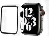Apple Watch Ultra/Ultra 2 Hoesje - Bumper Case met Tempered Glass - Wit