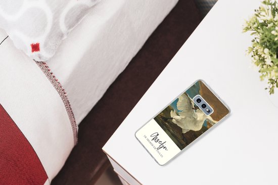 Coque Samsung Galaxy S10e - Le cygne en voie de disparition - Asselijn - Maîtres anciens - Coque de téléphone en Siliconen
